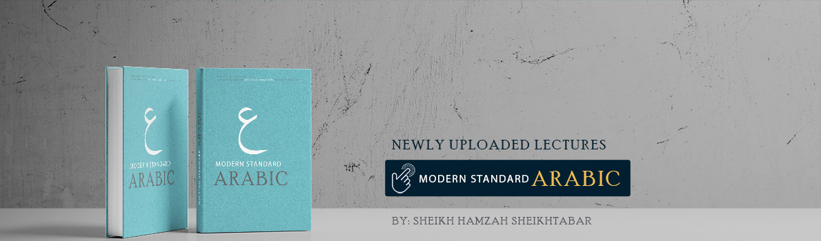 Newly Added Lesson: Modern Standard Arabic